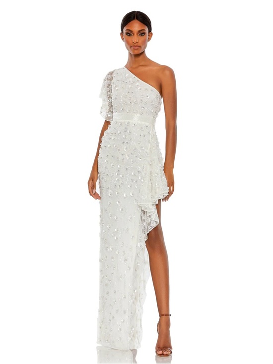 Mac Duggal Dresses & Skirts - Mac Duggal One Shoulder Embellished Maxi Dress